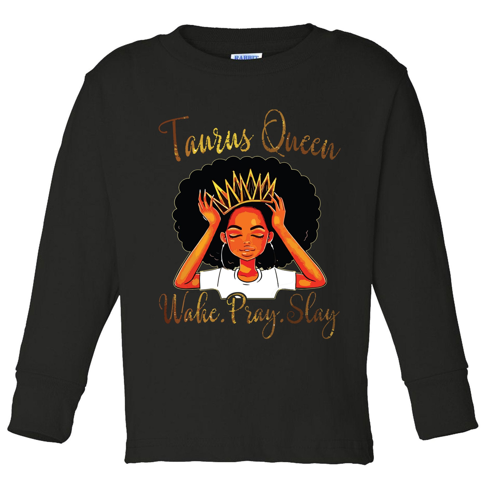 Taurus Queens Are Born In April 20 May 20 Gift Toddler Long Sleeve Shirt