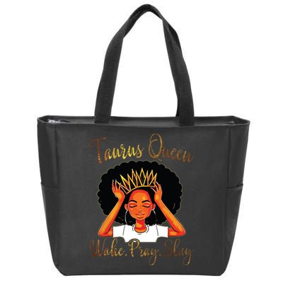 Taurus Queens Are Born In April 20 May 20 Gift Zip Tote Bag