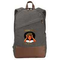 Taurus Queens Are Born In April 20 May 20 Gift Cotton Canvas Backpack