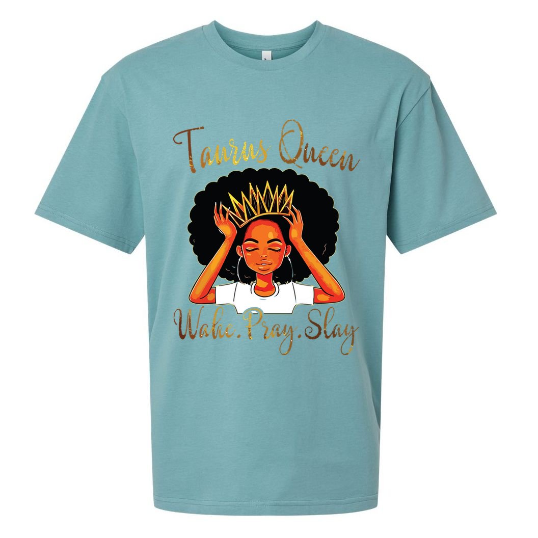 Taurus Queens Are Born In April 20 May 20 Gift Sueded Cloud Jersey T-Shirt