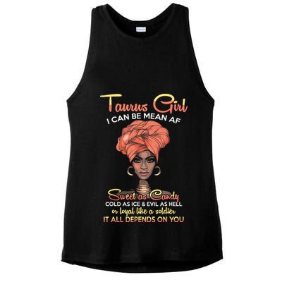 Taurus Queens Are Born In April 20 May 20 Gift Ladies PosiCharge Tri-Blend Wicking Tank