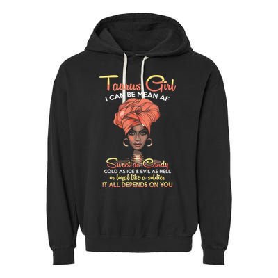 Taurus Queens Are Born In April 20 May 20 Gift Garment-Dyed Fleece Hoodie