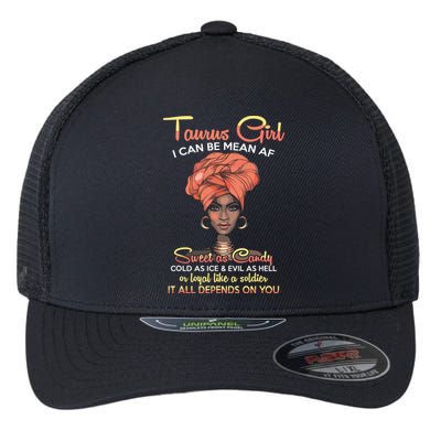 Taurus Queens Are Born In April 20 May 20 Gift Flexfit Unipanel Trucker Cap