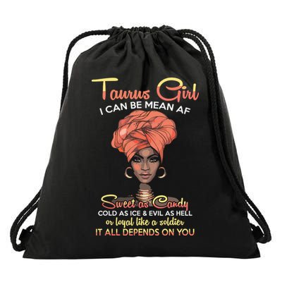 Taurus Queens Are Born In April 20 May 20 Gift Drawstring Bag