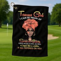Taurus Queens Are Born In April 20 May 20 Gift Golf Towel