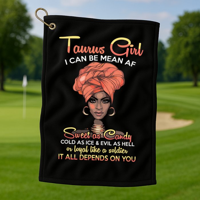 Taurus Queens Are Born In April 20 May 20 Gift Golf Towel