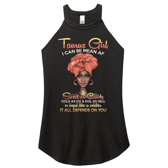 Taurus Queens Are Born In April 20 May 20 Gift Women's Perfect Tri Rocker Tank