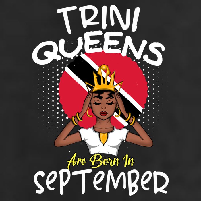 Trini Queens Are Born In September Gift Adult Drive Performance Visor