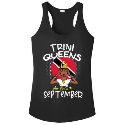 Trini Queens Are Born In September Gift Ladies PosiCharge Competitor Racerback Tank
