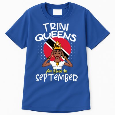 Trini Queens Are Born In September Gift Tall T-Shirt