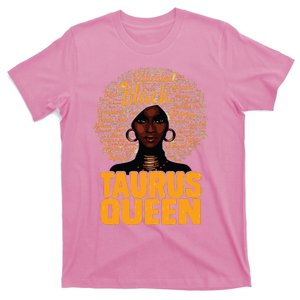 Taurus Queen Black Woman Afro Natural Hair African American T-Shirt