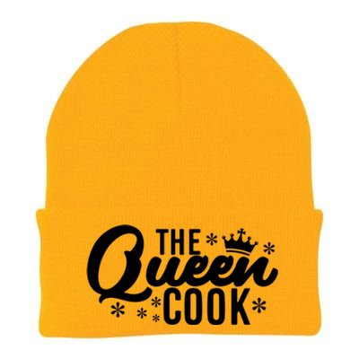 The Queen Cook Kitchen Meaningful Gift Knit Cap Winter Beanie