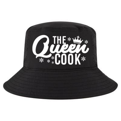 The Queen Cook Kitchen Meaningful Gift Cool Comfort Performance Bucket Hat