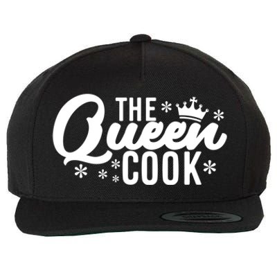 The Queen Cook Kitchen Meaningful Gift Wool Snapback Cap