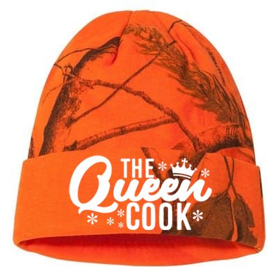 The Queen Cook Kitchen Meaningful Gift Kati Licensed 12" Camo Beanie