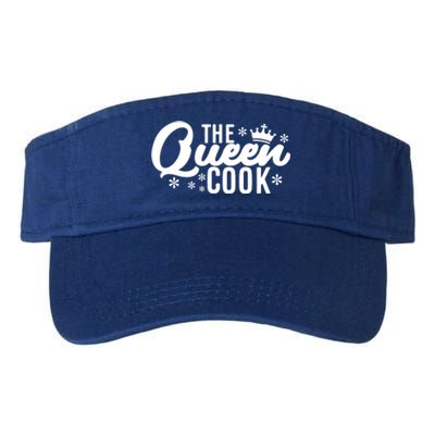 The Queen Cook Kitchen Meaningful Gift Valucap Bio-Washed Visor