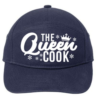 The Queen Cook Kitchen Meaningful Gift 7-Panel Snapback Hat