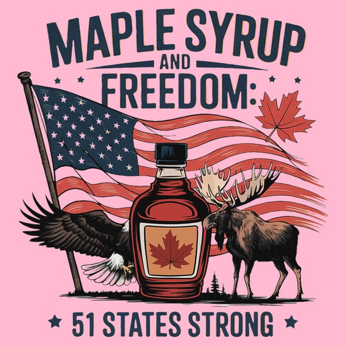 Trump Q Canada 51st State Of Usa Poster