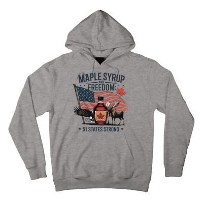Trump Q Canada 51st State Of Usa Tall Hoodie