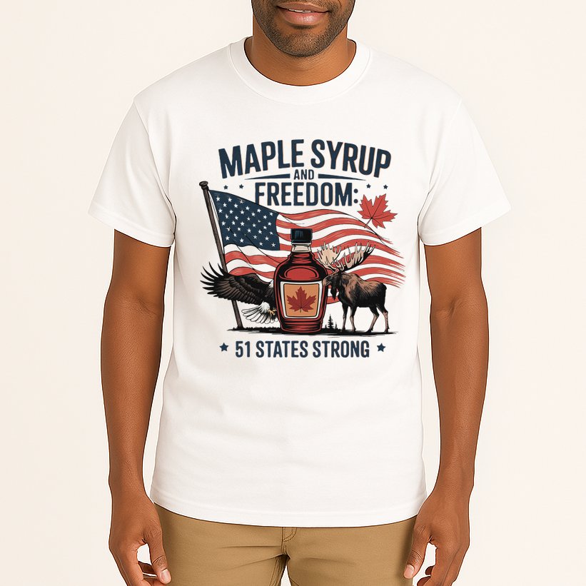 Trump Q Canada 51st State Of Usa Tall T-Shirt