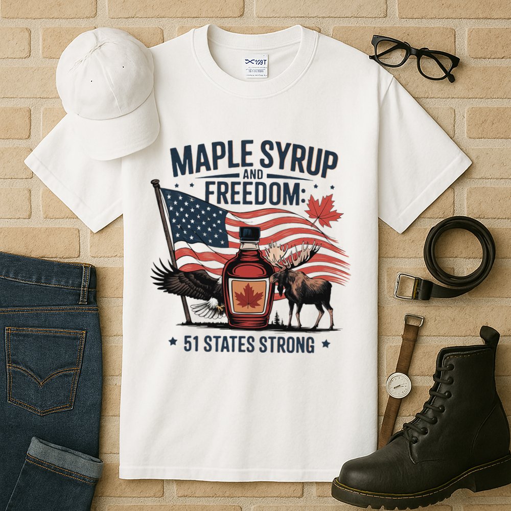 Trump Q Canada 51st State Of Usa Tall T-Shirt