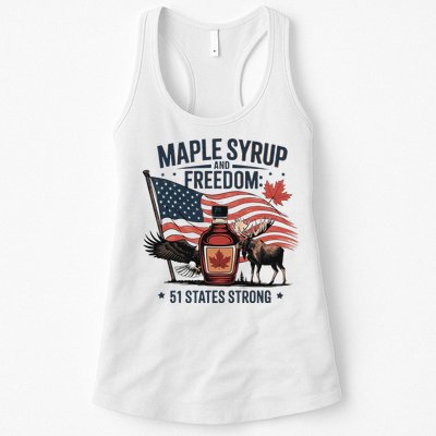 Trump Q Canada 51st State Of Usa Womens Tank Top