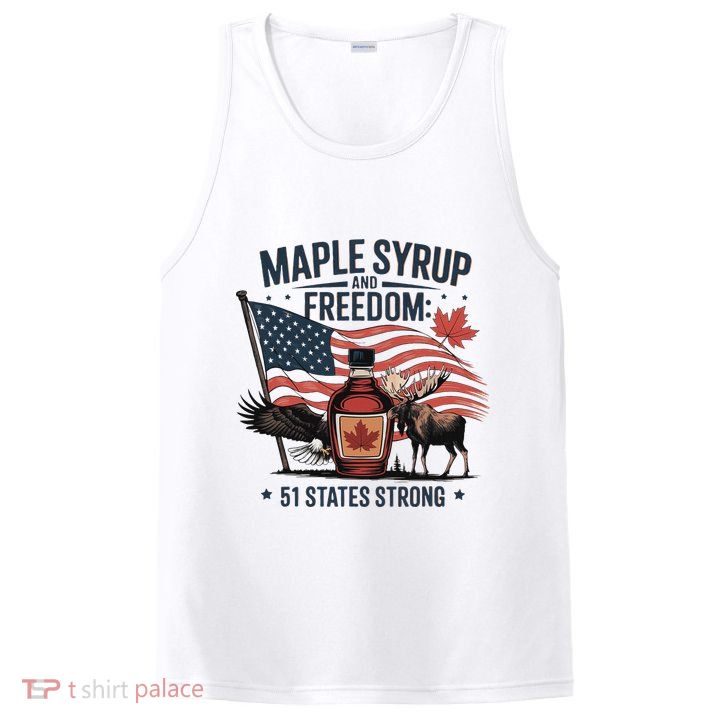 Trump Q Canada 51st State Of Usa PosiCharge Competitor Tank