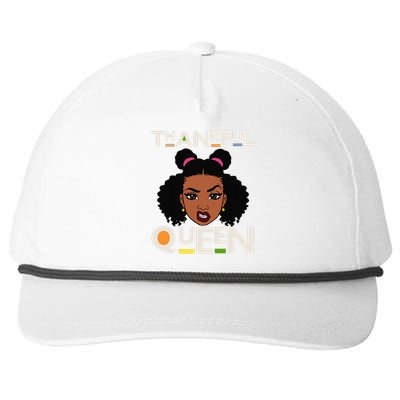 Thankful Queen Christian Black Woman Melanin Sista Snapback Five-Panel Rope Hat