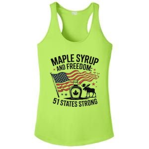 Trump Quote Canada 51st State Of Usa Ladies PosiCharge Competitor Racerback Tank