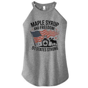 Trump Quote Canada 51st State Of Usa Women's Perfect Tri Rocker Tank