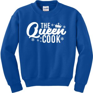 The Queen Cook Gift Kids Sweatshirt