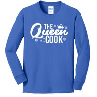 The Queen Cook Gift Kids Long Sleeve Shirt