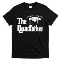 The Quadfather Drone Pilot Quadcopter Operator RC Flight T-Shirt
