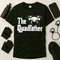 The Quadfather Drone Pilot Quadcopter Operator RC Flight T-Shirt