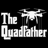 The Quadfather Drone Pilot Quadcopter Operator RC Flight T-Shirt
