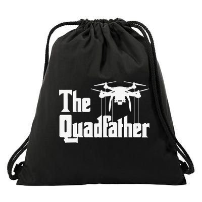 The Quadfather Drone Pilot Quadcopter Operator RC Flight Drawstring Bag