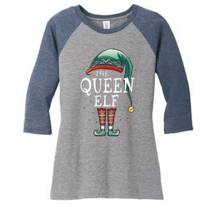 The Queen Elf Women's Tri-Blend 3/4-Sleeve Raglan Shirt