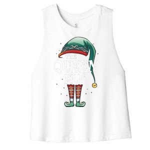 The Queen Elf Women's Racerback Cropped Tank