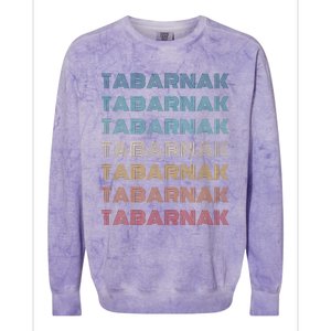 Tabarnak Quebec French Canadian Canada Profanity Sacre Cuss Colorblast Crewneck Sweatshirt