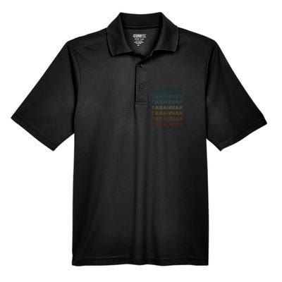 Tabarnak Quebec French Canadian Canada Profanity Sacre Cuss Men's Origin Performance Piqué Polo