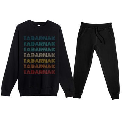 Tabarnak Quebec French Canadian Canada Profanity Sacre Cuss Premium Crewneck Sweatsuit Set