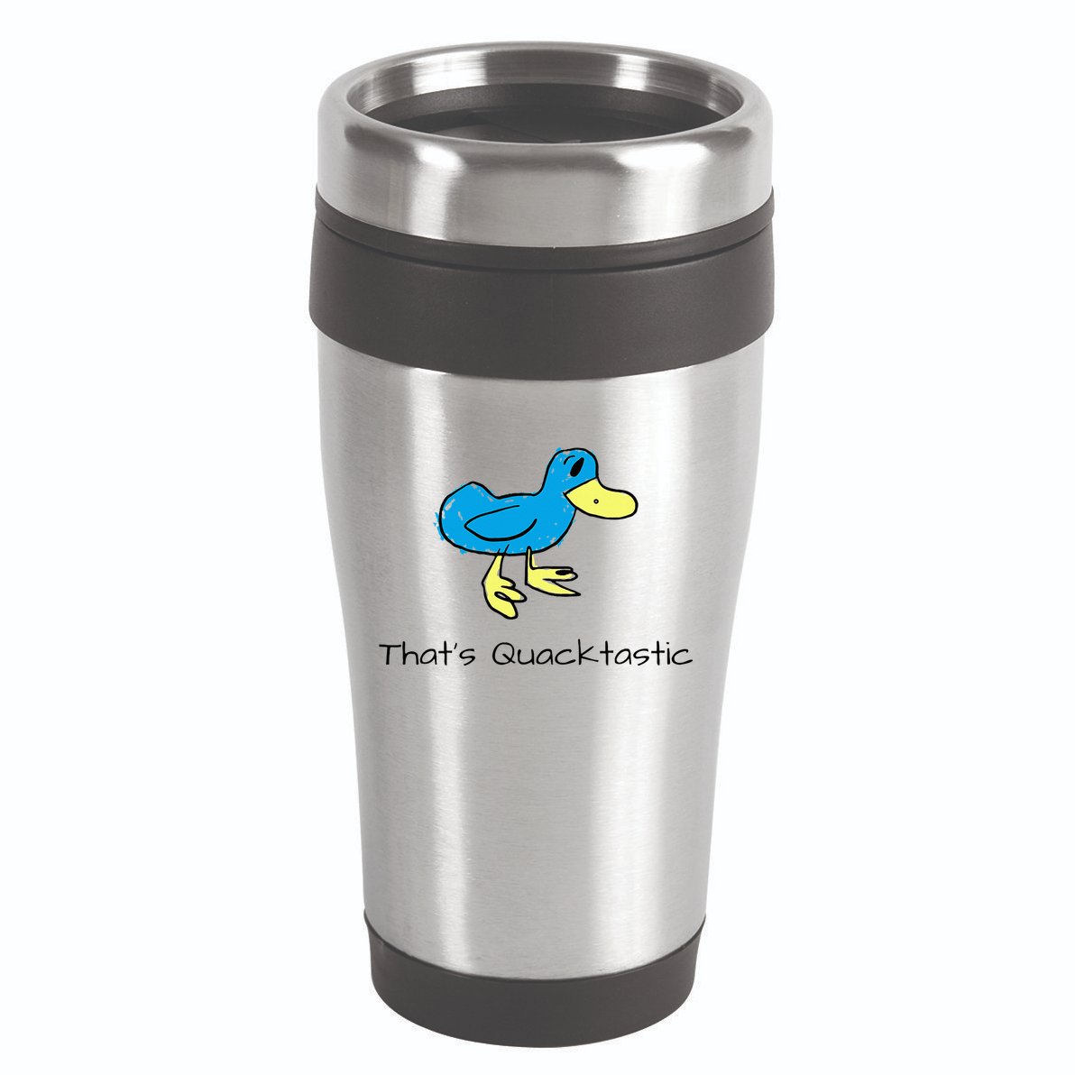 ThatS Quacktastic Funny Blue Duck 16oz Travel Tumbler