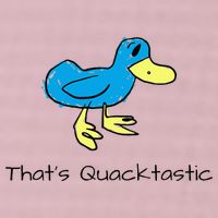 ThatS Quacktastic Funny Blue Duck 25L Jumbo Tote