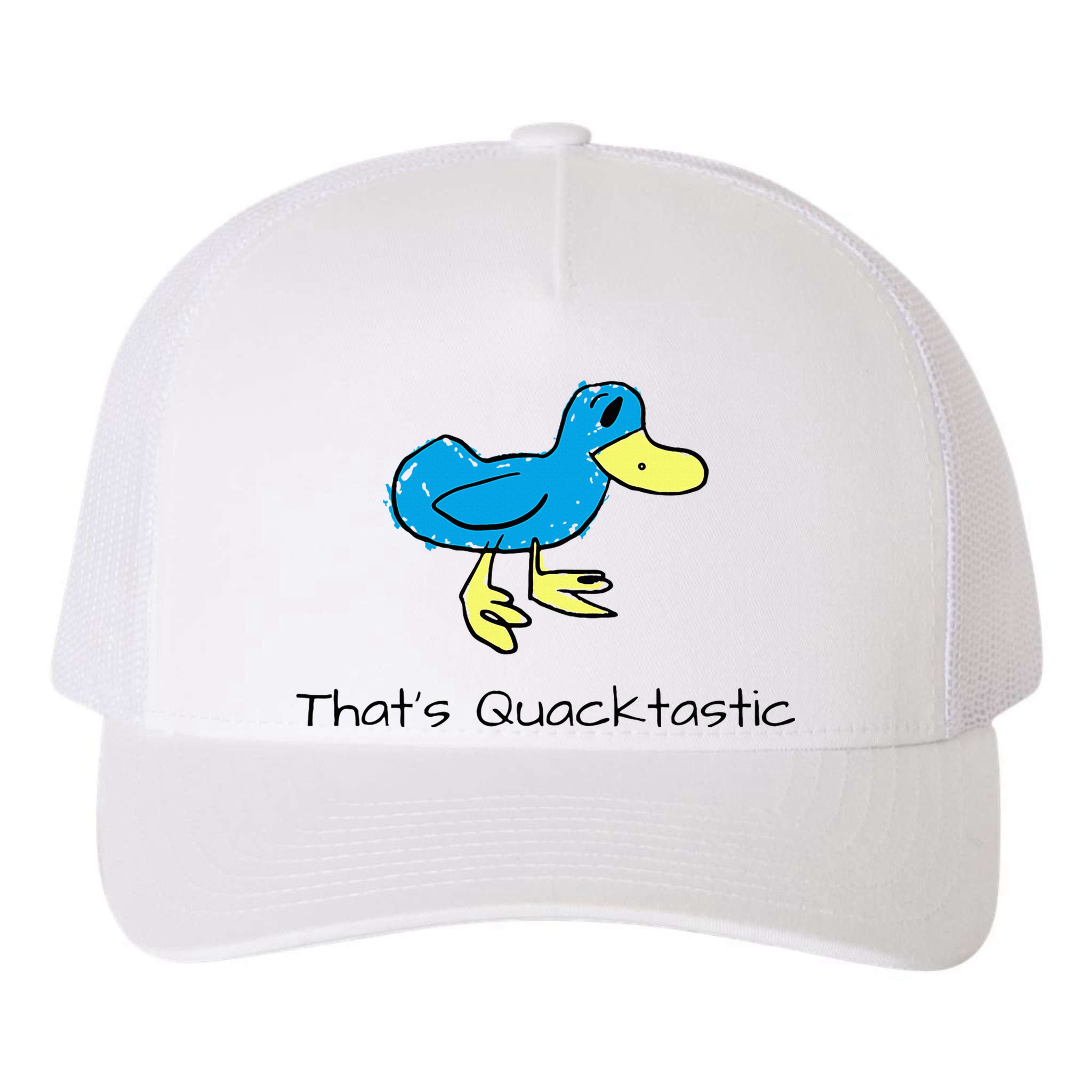 ThatS Quacktastic Funny Blue Duck Yupoong Adult 5-Panel Trucker Hat