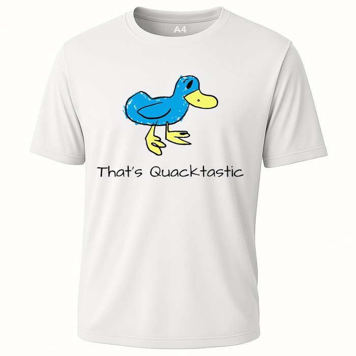 ThatS Quacktastic Funny Blue Duck Cooling Performance Crew T-Shirt