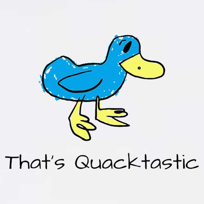 ThatS Quacktastic Funny Blue Duck Cooling Performance Crew T-Shirt