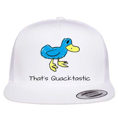 ThatS Quacktastic Funny Blue Duck Flatbill Hat