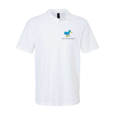 ThatS Quacktastic Funny Blue Duck Polo