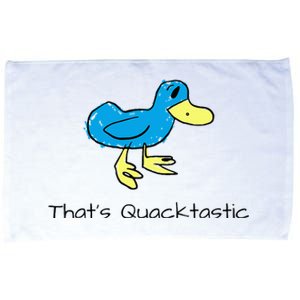 ThatS Quacktastic Funny Blue Duck Microfiber Hand Towel