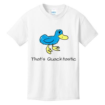 ThatS Quacktastic Funny Blue Duck Kids T-Shirt